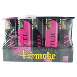 25 x 4Smoke Wind-Proof Printed Lighters - 218WE