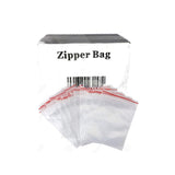 Zipper Branded 100mm x 150mm Clear Bags