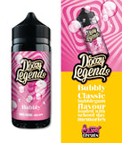 Doozy Vape - Legends - 100ml - Bubbly [Quality Vape E-Liquids, CBD Products] - Ecocig Vapour Store